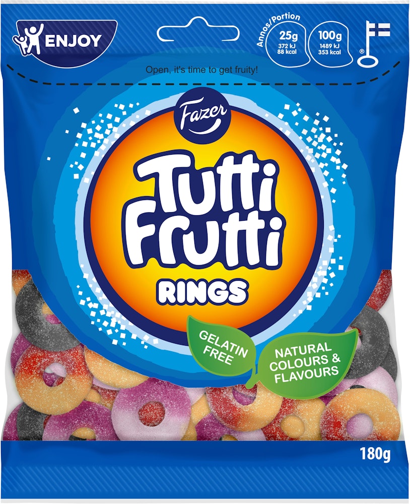 Tutti Frutti Rings 120g