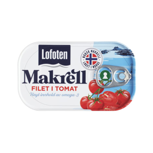 オリジナルサバのトマト煮 110g – Makrell i Tomat by Lofoten