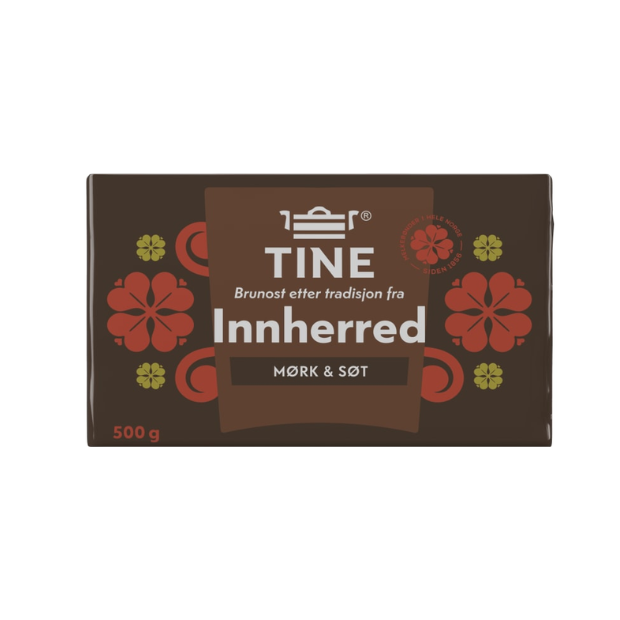 クリームホエイチーズインヘルレッド 500g タイン - Fløtemysost Innherred