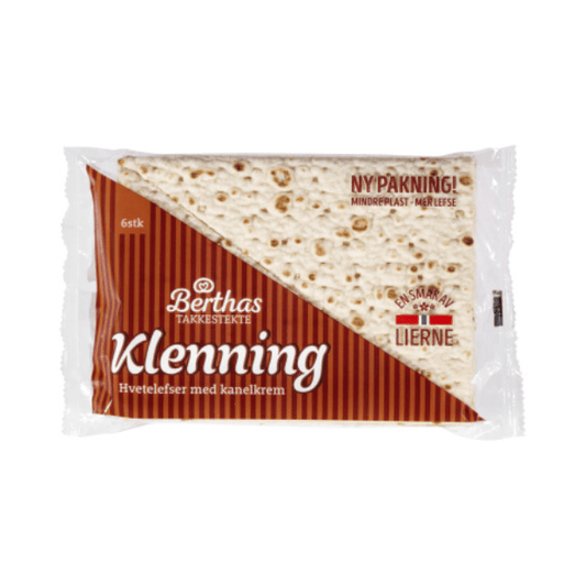 Cinnamon Klenning Lefse 280g – Berthas - Scandi Candy Swedish Candy Shop