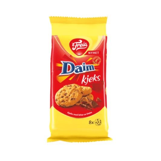 Freia Daim Biscuits 184g – Norwegian Daim Kjeks - Scandi Candy Swedish Candy Shop