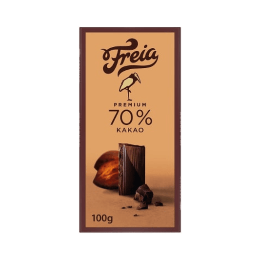 Freia Premium Dark Chocolate 70% Cocoa 100g – Premium Mørk Sjokolade - Scandi Candy Swedish Candy Shop