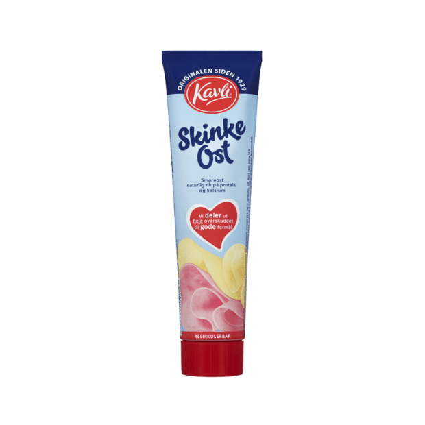 Kavli Ham Cheese 175g Tube – Skinkeost på Tube - Scandi Candy Swedish Candy Shop