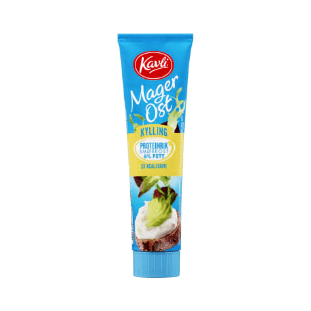 Kavli Low - Fat Cheese with Chicken 175g Tube – Magerost Kylling - Scandi Candy Swedish Candy Shop