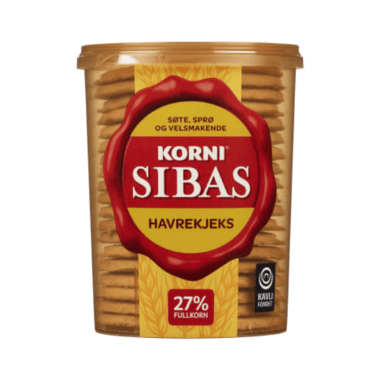 Kavli Sibas Oat Biscuits 290g – Havrekjeks - Scandi Candy Swedish Candy Shop