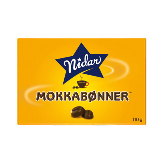 Mocha Beans 110g Nidar Mokkabønner - Scandi Candy Swedish Candy Shop
