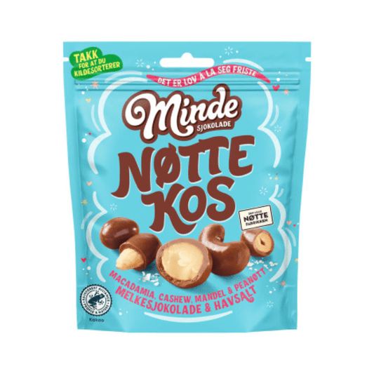Nut Delight Mix 160g Minde - Nøttekos Blanding - Scandi Candy Swedish Candy Shop