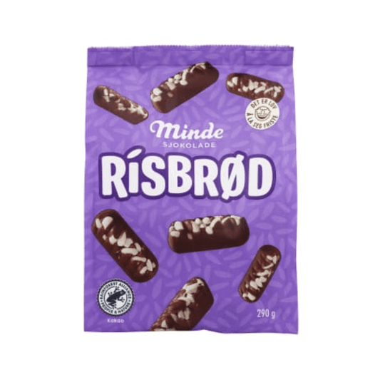 Rice Chocolate Bread 290g Minde Risbrød - Scandi Candy Swedish Candy Shop