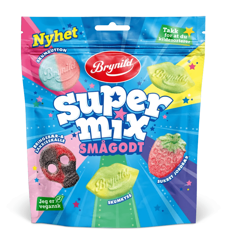 Supermix Smågodt Pick & Mix 220g - Scandi Candy Swedish Candy Shop
