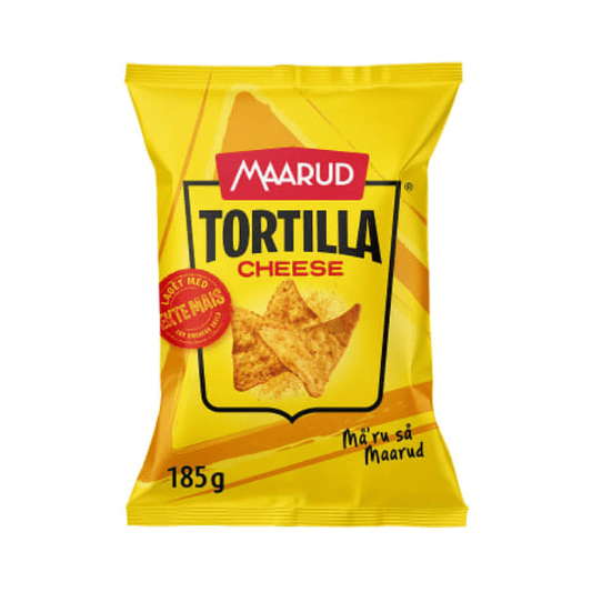 Tortilla Chips Cheese Flavor 185g Maarud - Scandi Candy Swedish Candy Shop