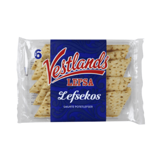Vestlandslefsa Lefsekos (Potato) 6 - Pack 220g – Lefsekos - Scandi Candy Swedish Candy Shop