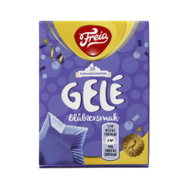 ブルーベリーゼリー 125g (フライア) – Blåbær Gele