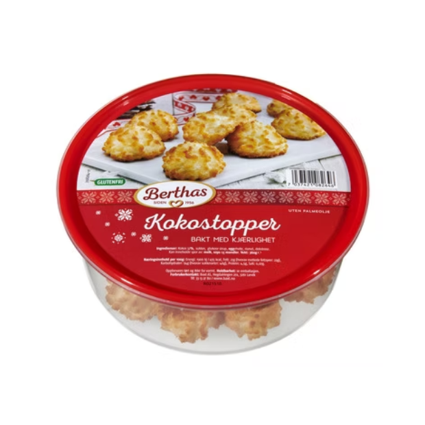 ココナッツ トップス 360g Berthas - Kokostopper