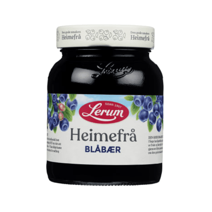 Blueberry Heimefrå 380g Lerum - Blåbær Heimefrå - Scandi Candy Swedish Candy Shop