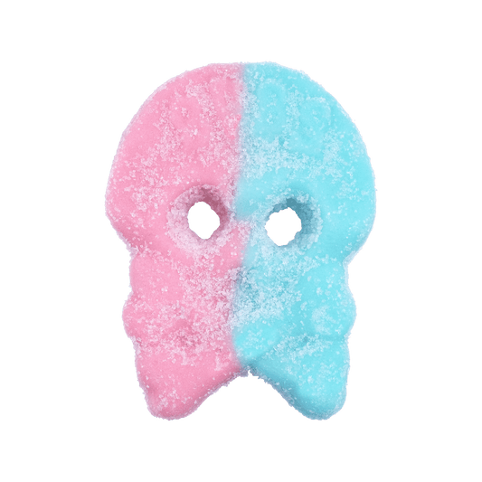 Bubs Sour Dizzy Foam Skull - Sur Dizzy Skalle - Scandi Candy Swedish Candy Shop