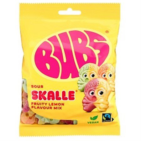 Bubs Sour Skull Minis 190g - Scandi Candy Swedish Candy Shop