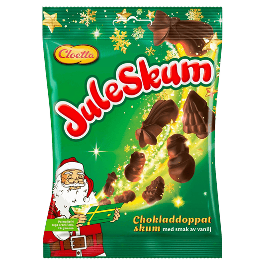Christmas Foam Chocolate - dipped 140g - Scandi Candy Swedish Candy Shop