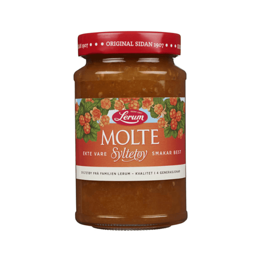 Cloudberry Jam Original 480g – Lerum Moltesyltetøy - Scandi Candy Swedish Candy Shop