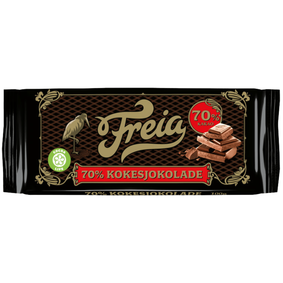 Freia Baking Chocolate 70% 100g - Kokesjokolade - Scandi Candy Swedish Candy Shop