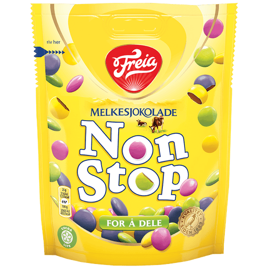 Freia Non Stop MIlk Chocolate (150 g) - Scandi Candy Swedish Candy Shop