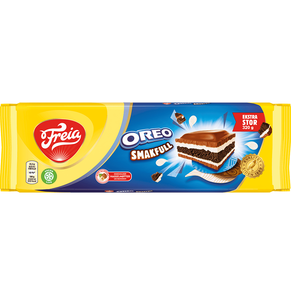 Freia Oreo TASTY 320g - Scandi Candy Swedish Candy Shop