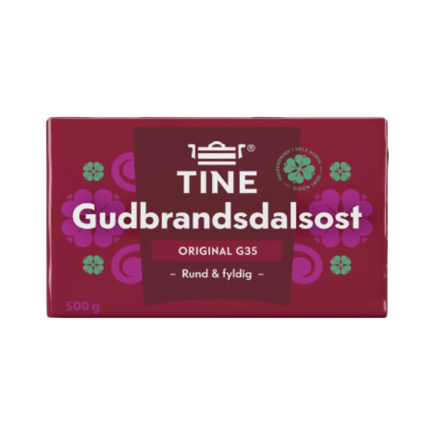Gudbrandsdal Cheese G35 500g Tine - Gudbrandsdalsost G35 - Scandi Candy Swedish Candy Shop