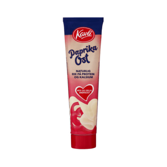 Kavli Paprika Cheese 175g Tube – Paprikaost på Tube - Scandi Candy Swedish Candy Shop