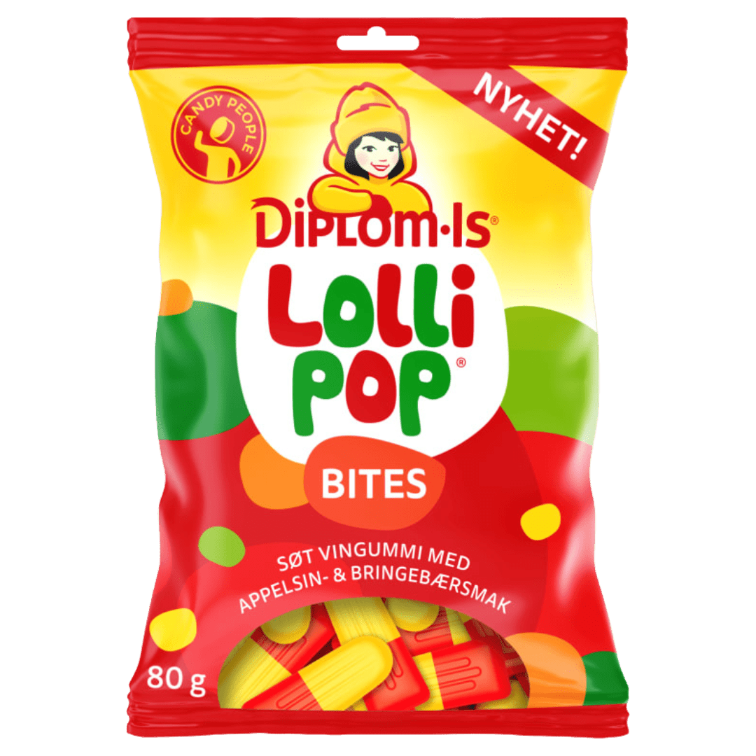Lollipop Bites 80g - Scandi Candy Swedish Candy Shop