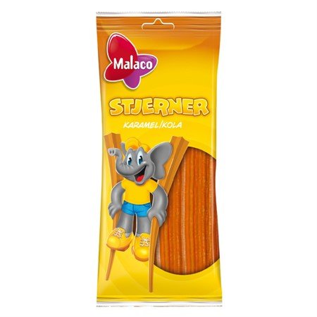 Malaco Stjerner Caramel 92g - Scandi Candy Swedish Candy Shop
