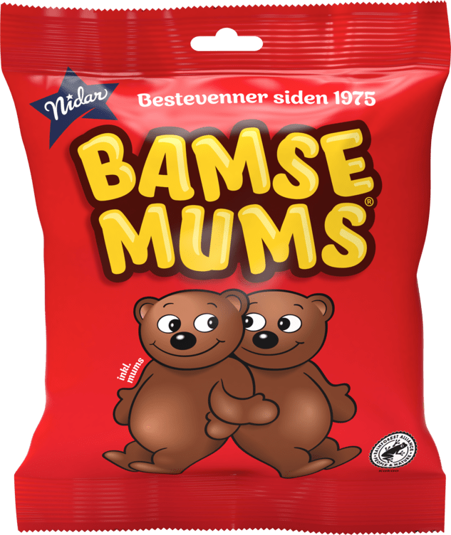 Nidar Bamsemums 220g - Scandi Candy Swedish Candy Shop