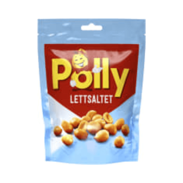 Polly Lightly Salted Peanuts 275g – Peanøtter Lettsaltet - Scandi Candy Swedish Candy Shop