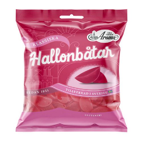Raspberry Boats 80g - Scandi Candy Swedish Candy Shop
