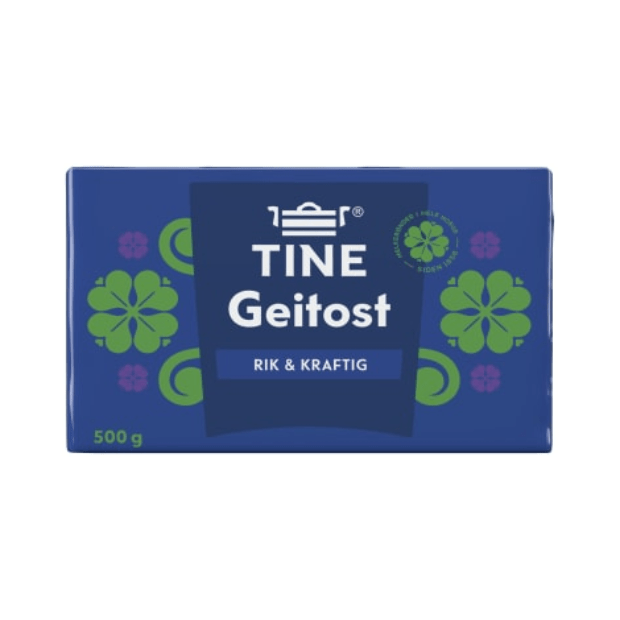 Real Goat Cheese Fg33 500g Tine - Geitost Ekte Fg33 - Scandi Candy Swedish Candy Shop
