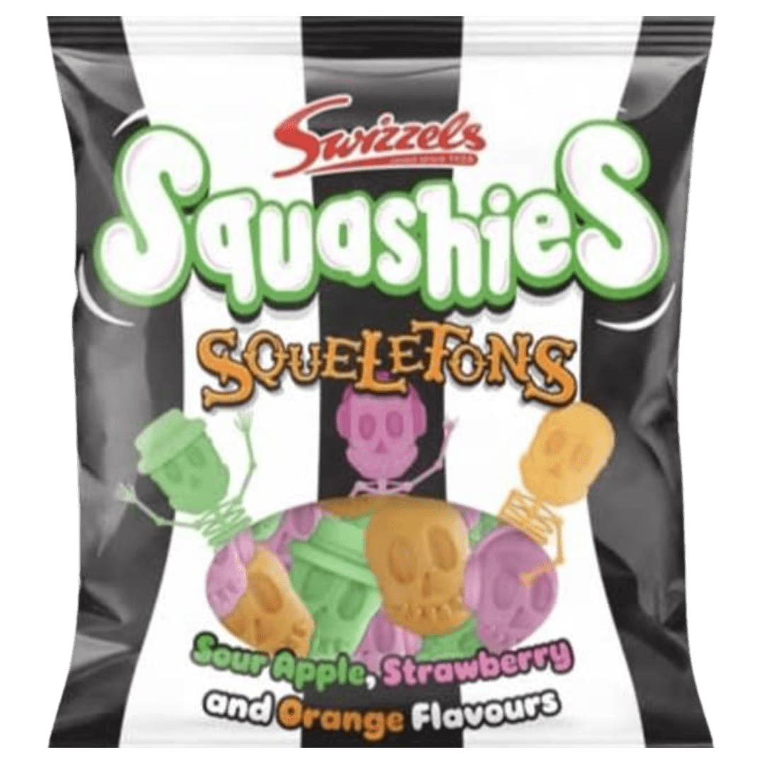 Squashies Squeletons 120g - Scandi Candy Swedish Candy Shop