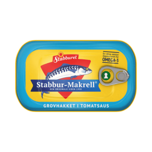 Stabbur - Makrell Chopped Fillet 110g – Hakket Filet by Stabburet - Scandi Candy Swedish Candy Shop