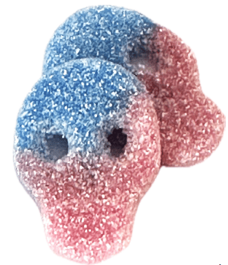 Vegan Fizzy Skulls - Scandi Candy Swedish Candy Shop